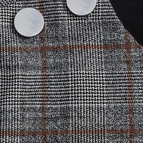 RW&CO Belted Half Sleeve Flannel Plaid Dress - Picture 5 of 8